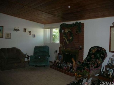 Living room with fireplace