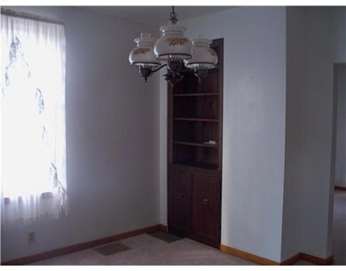 Dining Room. A Beautiful Built-In China Cabinet is
