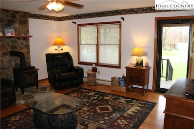 Spacious living room with plenty natural light
