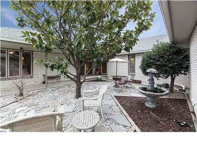Beautiful courtyard in front