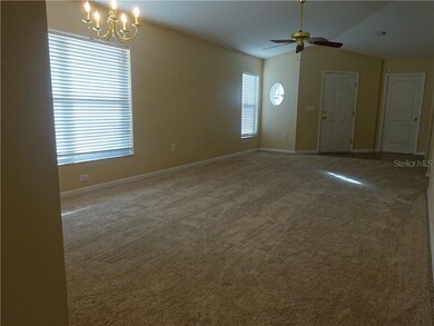 Living room. New carpet.  View is looking towards 