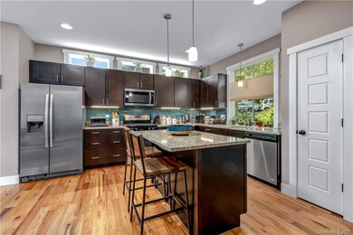 Gourmet kitchen with stunning hardwoods