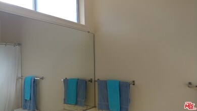 window in bathroom
