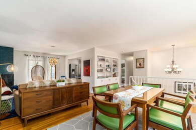 Dining and Living Room into Kitchen