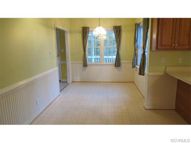 Kitchen eat in area.