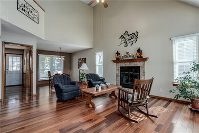 Gleaming wood floors