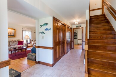 Formal entrance to the house.