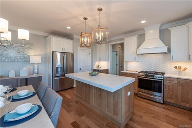 Photo of Manchester model home. Optional finishesa