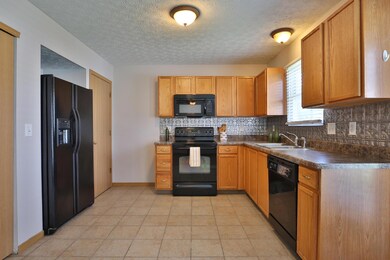 Black Appliances in Kitchen