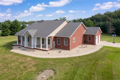 Concrete walk-way from driveway to covered front porch
