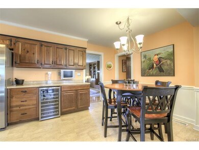 Great Prep area or Bar, Beverage cooler, and room to dine.