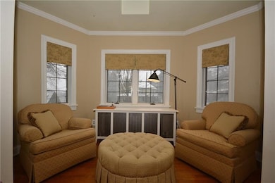 Sunroom in the front of the house, off the living 