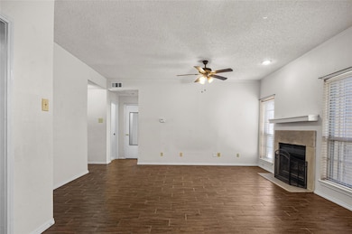 Wood look alike tile floors for easy maintenance.