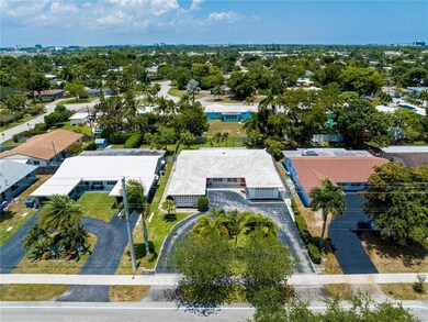 Circular driveway and 2 car carport