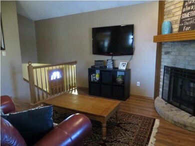Living room has been freshly painted and seller in