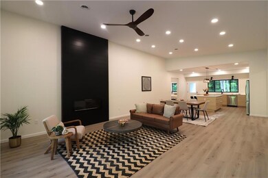 Open concept living/dining/kitchen