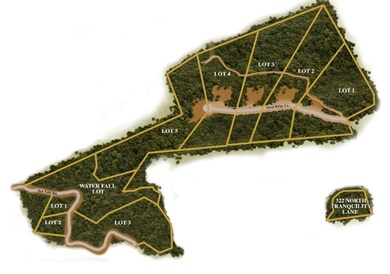 Beautiful Sunsetting Mountain Views from this lot and the two other lots (*across The Falls Rd and beside) - You can purchase all the lots from the seller including the Waterfall Lot and the lots with the Cave- A Big Nature Park of your own!!!