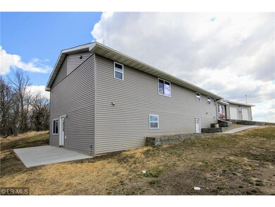 Side with patio