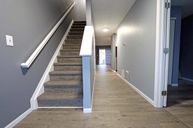 Staircase to upper level