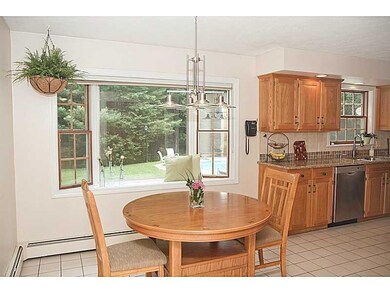 Kitchen. Warm, substantial oak...
