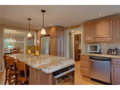 Kitchen. Granite countertop, solid Maple cabinetry