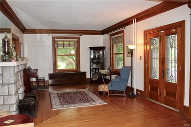 Decorative Limestone fireplace