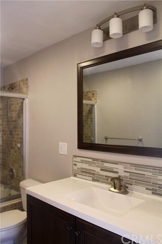 upgraded bath vanity, light fixtures and hardware