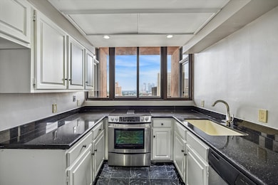 Kitchen with granite countertop
