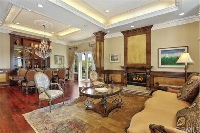 High vaulted ceilings with a skylight and custom m