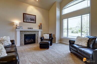 Sunlit living room