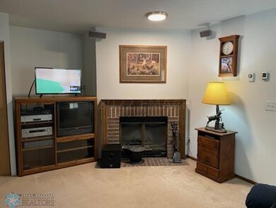 wood fireplace