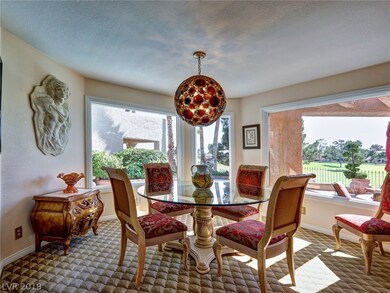 Formal dining room. Beautiful view of the golf cou