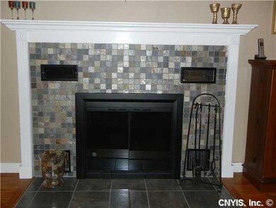 Living Room Beautifully remodeled fireplace!