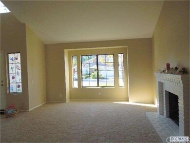 Formal living room with fireplace!