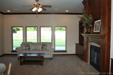 The great room is light and bright.