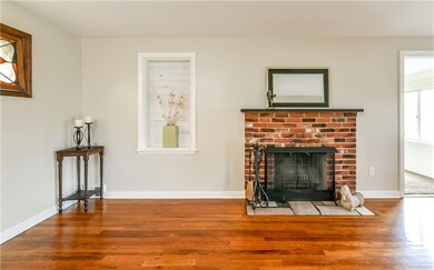 A view of the fireplace!