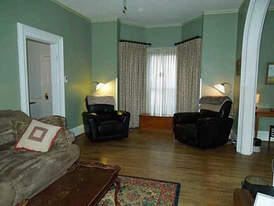 Living Room Living room with bay window bump out