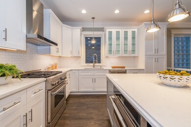 Jenn-Air stainless steel appliances and oversized,