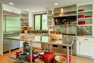 Canterbury Lane kitchen showing refriger