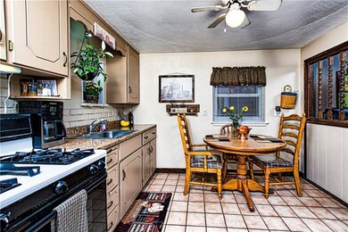 Side view of kitchen