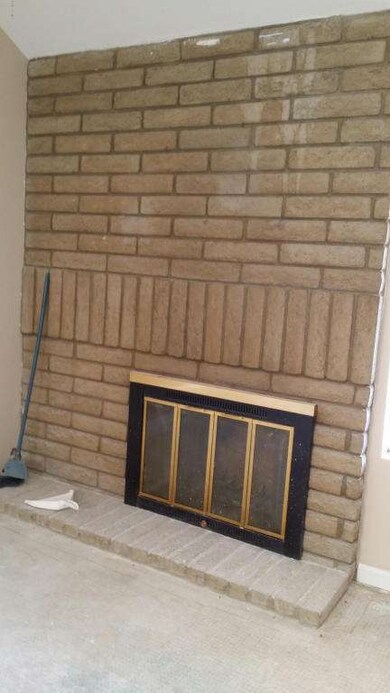 maze fire place before