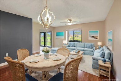 Virtually Staged Room. The accent wall in the cond
