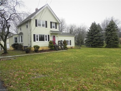 This home is located away from the road.