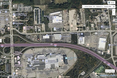 Aerial view I-75/ Baldwin Rd/ Brown Rd/ Joslyn Rd