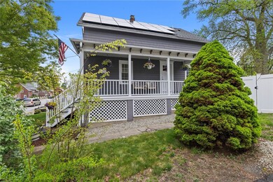 Porch faces the side yard. See supplements for inf