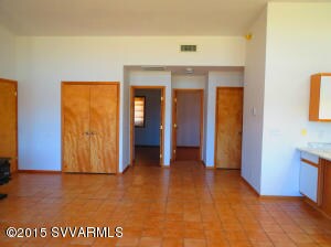 View into bedroom area