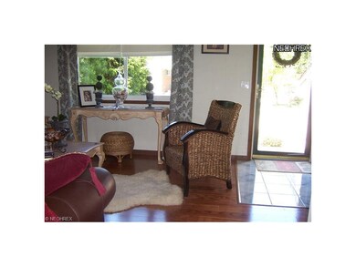 Entryway with ceramic flooring.