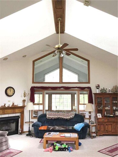 Large Spacious Great Room goes from the front of t