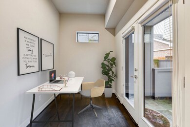 Study/ office area. To the right, there is a side