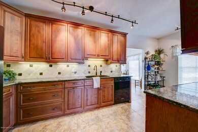 Kitchen with Granite Countertops